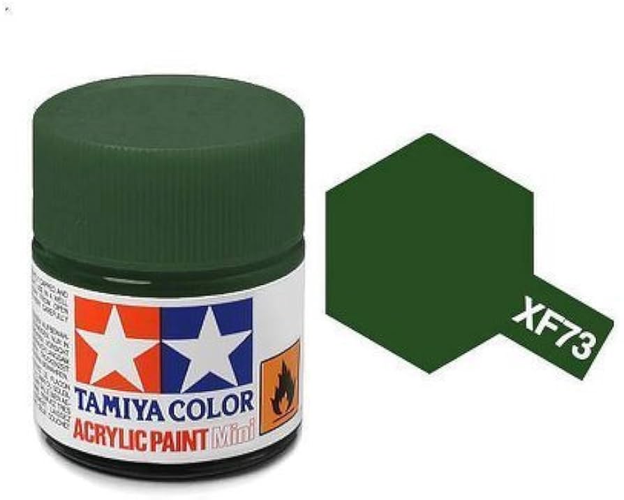 Tamiya Acrylic Mini XF73, Dark Green 10ml - TAM81773