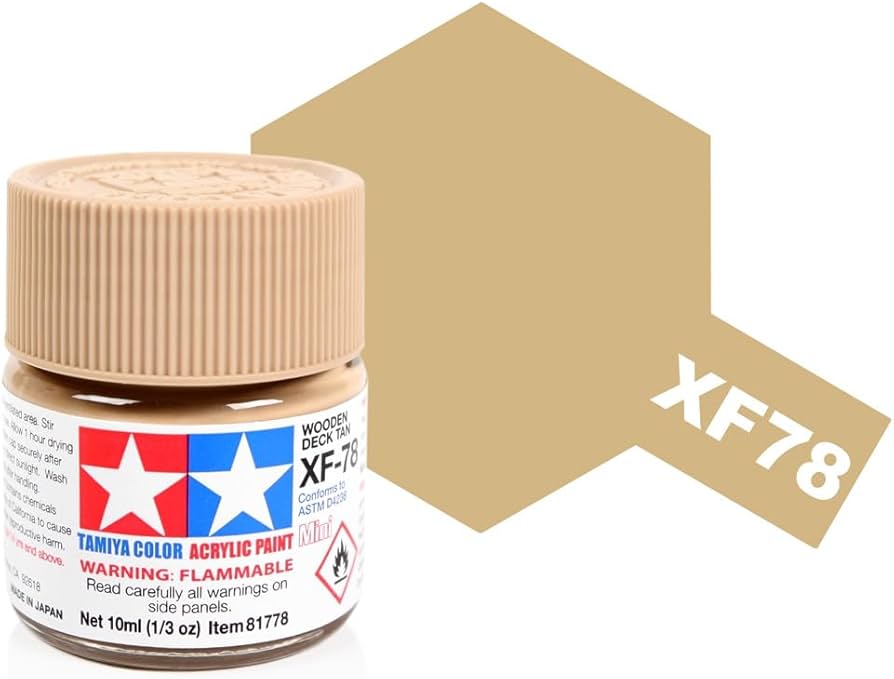 Tamiya Acrylic Mini XF78, Deck Tan - TAM81778