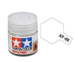 Tamiya Acrylic Mini XF-86 Flat Clear 10ml Bottle - TAM81786