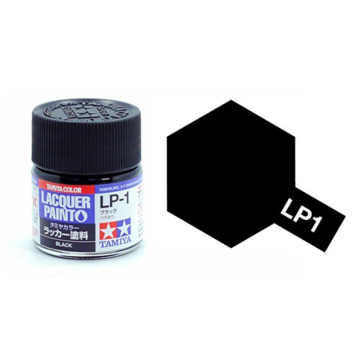Tamiya Lacquer Paint LP-1 Black 10 ML - TAM82101