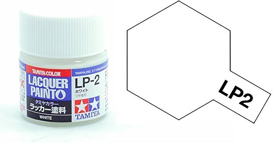 Tamiya Lacquer Paint LP-2 White 10 ML - TAM82102