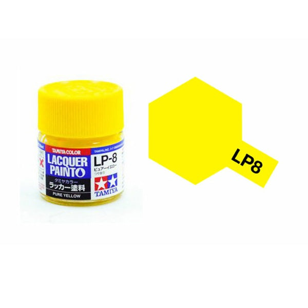 Tamiya Lacquer Paint LP-8 Pure Yellow 10 ML - TAM82108
