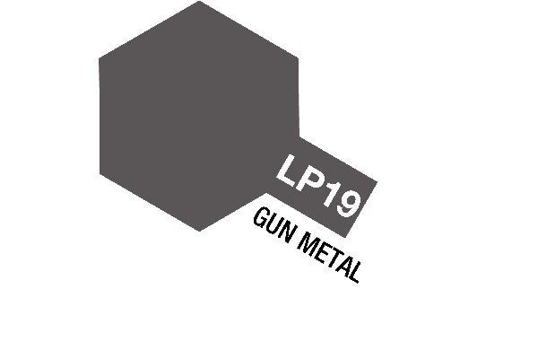 Tamiya Lacquer Paint LP-19 Gun Metal 10 ML - TAM82119