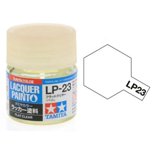 Tamiya Lacquer Paint LP-23 Flat Clear 10 ML - TAM82123