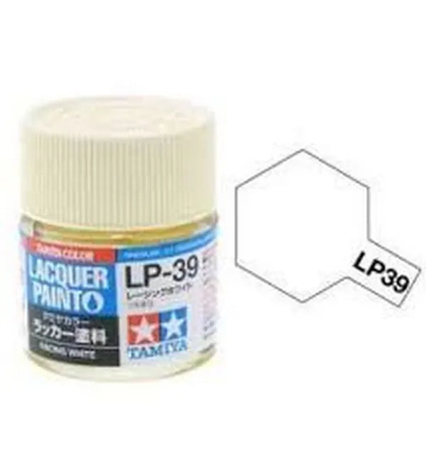 Tamiya Lacquer Paint LP-39 Racing White 10 ML - TAM82139