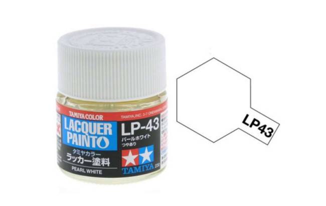 Tamiya Lacquer Paint LP-43 Pearl White 10 ML - TAM82143
