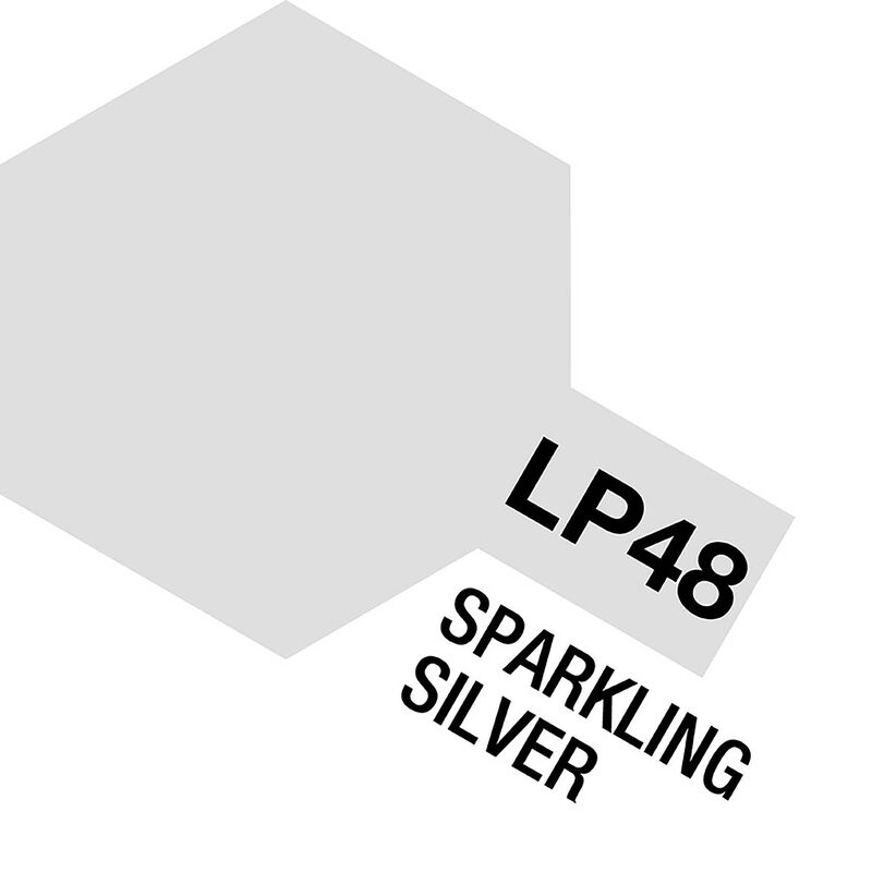 Tamiya Lacquer Paint LP-48 Sparkling Silver 10 ML - TAM82148