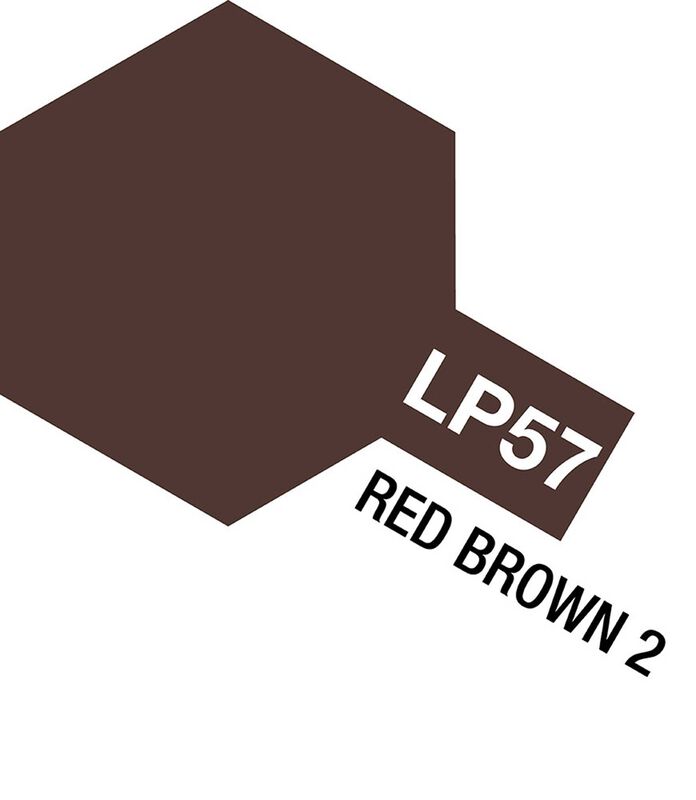 Tamiya Lacquer Paint LP-57 Red Brown 2 10 ML - TAM82157