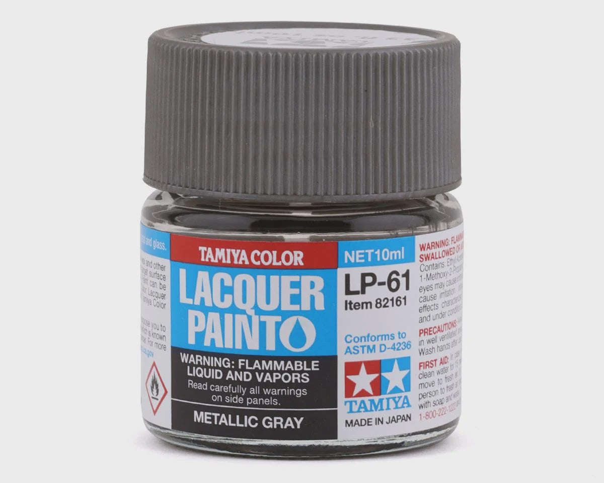 Tamiya Lacquer Paint LP-61 Metallic Gray 10 ML - TAM82161