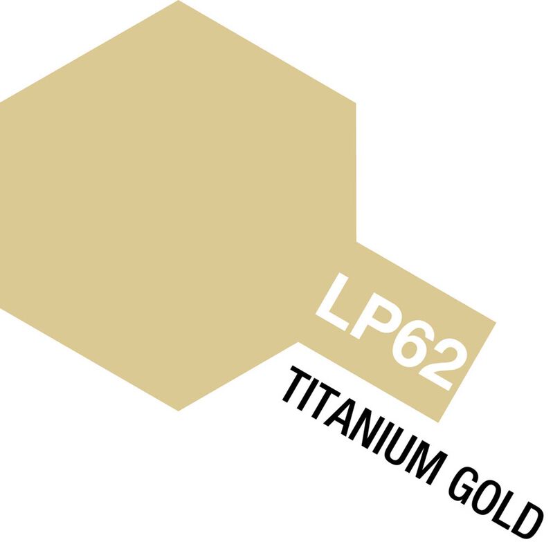 Tamiya Lacquer Paint LP-62 Titanium Gold 10 ML - TAM82162