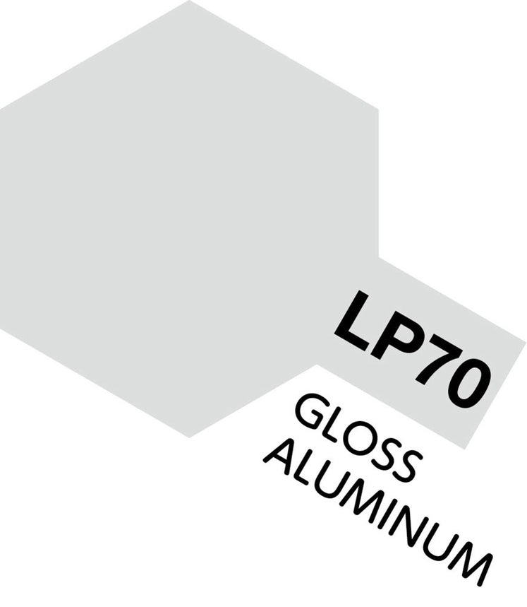 Tamiya Lacquer Paint, LP-70 Gloss Aluminum, 10 mL - TAM82170