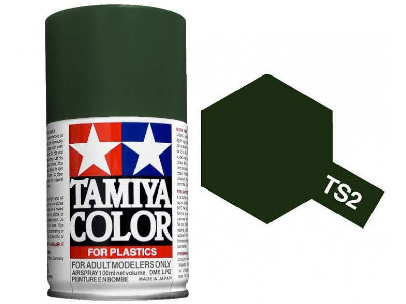 Tamiya Spray Lacquer TS-2 Dark Green - TAM85002