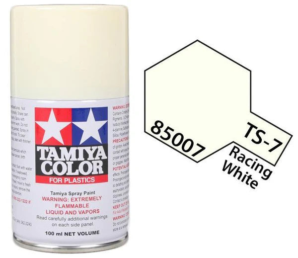 Tamiya Spray Lacquer TS-7 Racing White - TAM85007