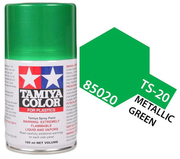 Tamiya Spray Lacquer TS-20 Metallic Green - TAM85020