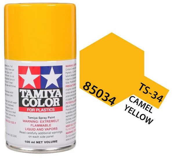 Tamiya Spray Lacquer TS-34 Camel Yellow - TAM85034