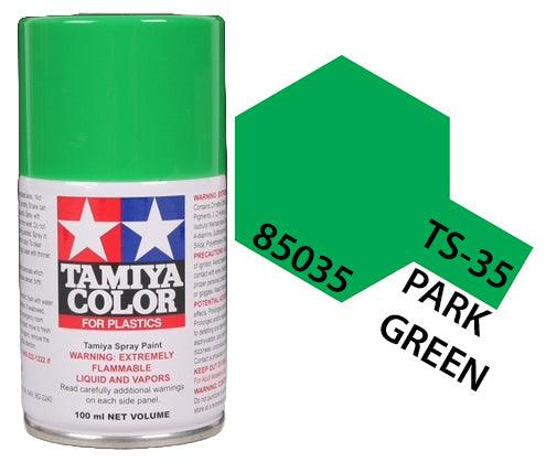 Tamiya Spray Lacquer TS-35 Park Green - TAM85035