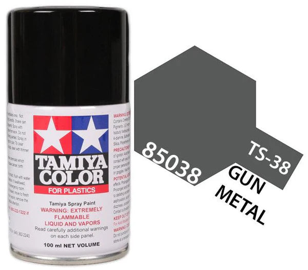 Tamiya Spray Lacquer TS-38 Gun Metal 100ml - TAM85038