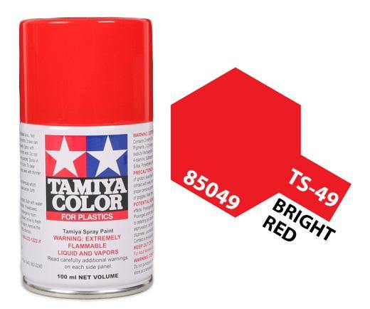 Tamiya Spray Lacquer TS-49 Bright Red - TAM85049