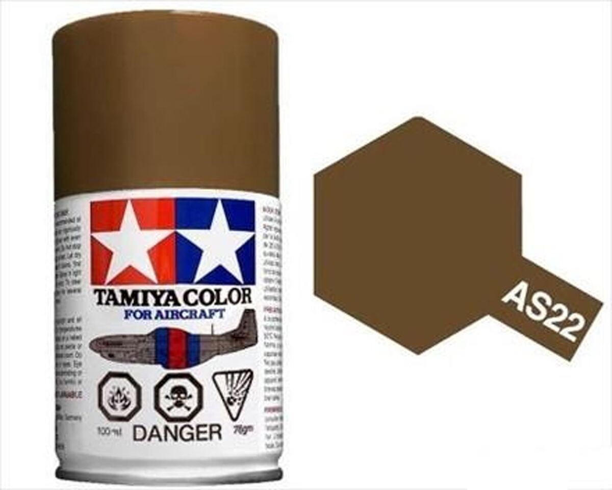 Tamiya Aircraft Spray AS-22 Dark Earth - TAM86522