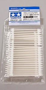 Tamiya Craft Cotton Swab, Triangle Medium 50 pc - TAM87107