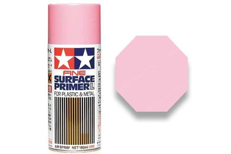 Tamiya Fine Surface Primer L Pink, 180ml - TAM87146