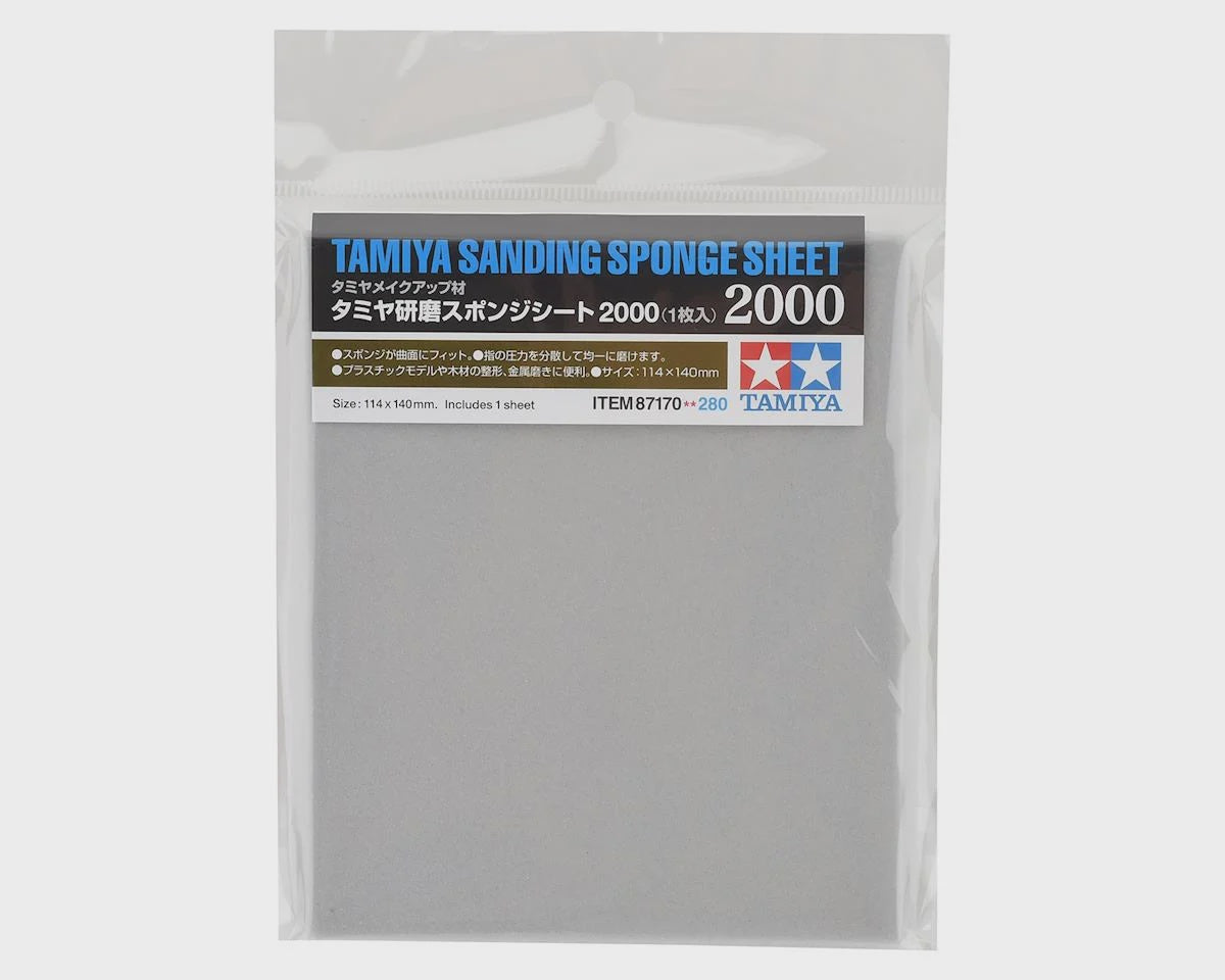Tamiya Sanding Sponge Sheet 2000 Grit