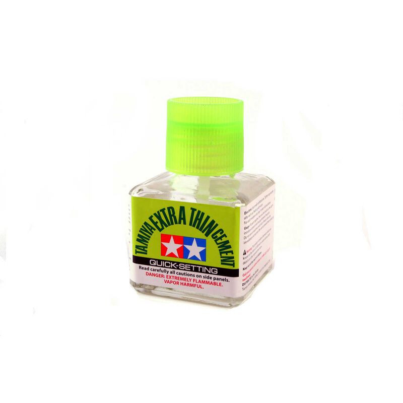 Tamiya Extra-Thin Cement 40ml, Quick-Setting - TAM87182
