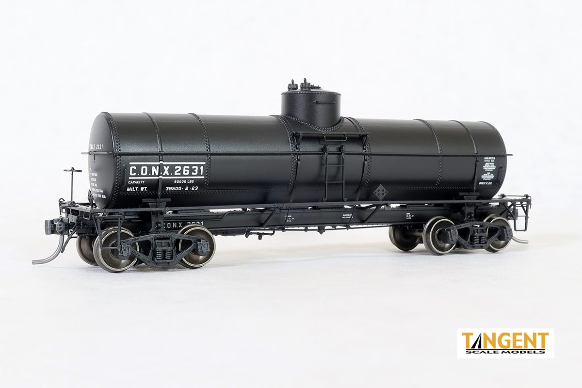 Tangent Scale Models CONX "Continental Oil 1923+ Lease" GATC 1917-design 8000 Gallon Tank Car #2633 - TAN19023-05