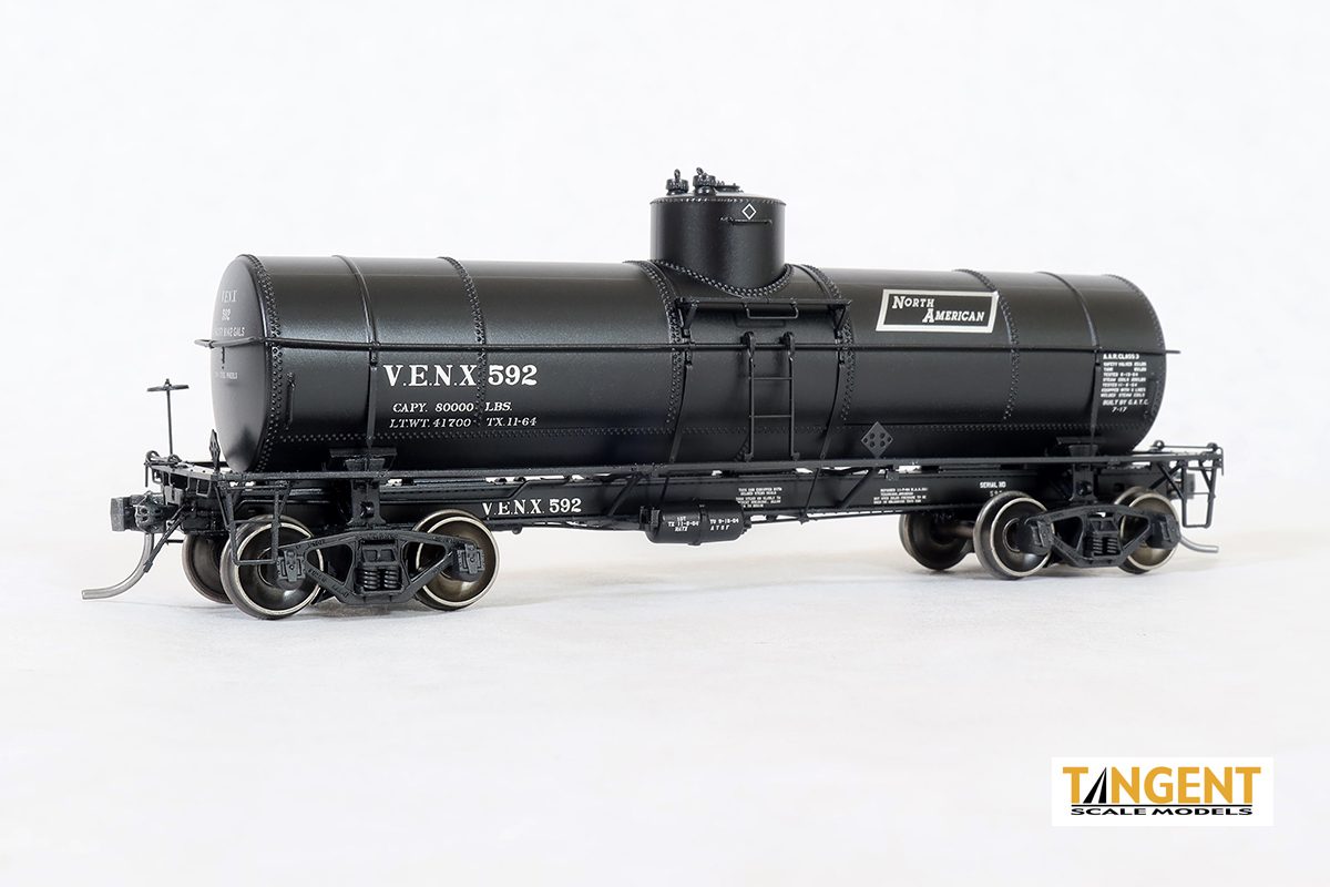 Tangent Scale Models VENX "1964 Lease" GATC 1917-design 8000 Gallon Tank Car #594 - TAN19025-04