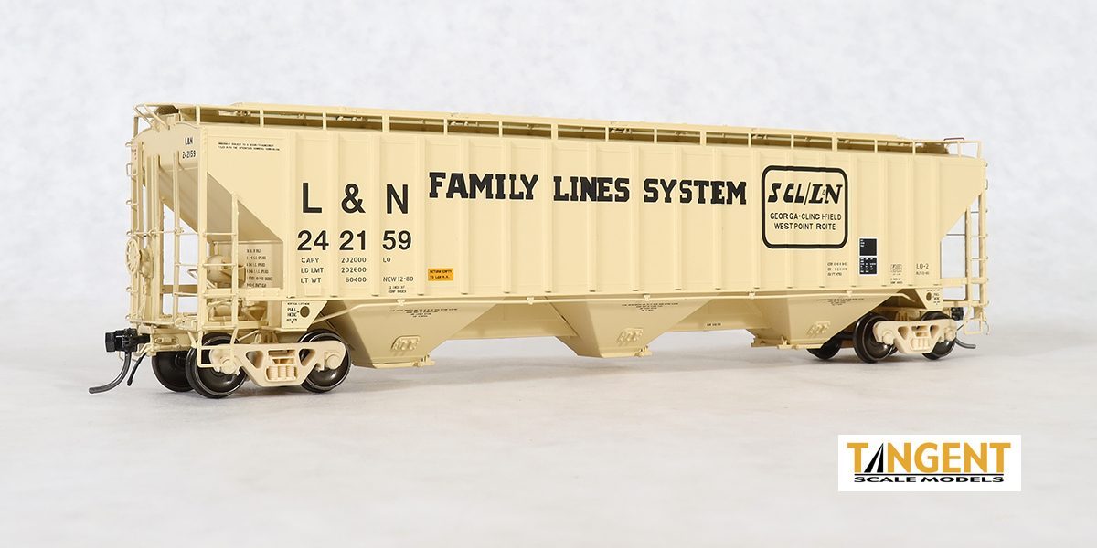 Tangent Scale Models LN Family Lines "Original 12-1980" PS 4750 Covered Hopper #242243 - TAN20053-10