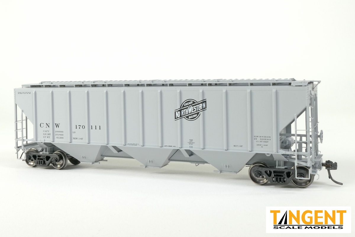 Chicago North Western (CNW) "Delivery 1-1967" PS4427 "High Side" Covered Hopper - #170063