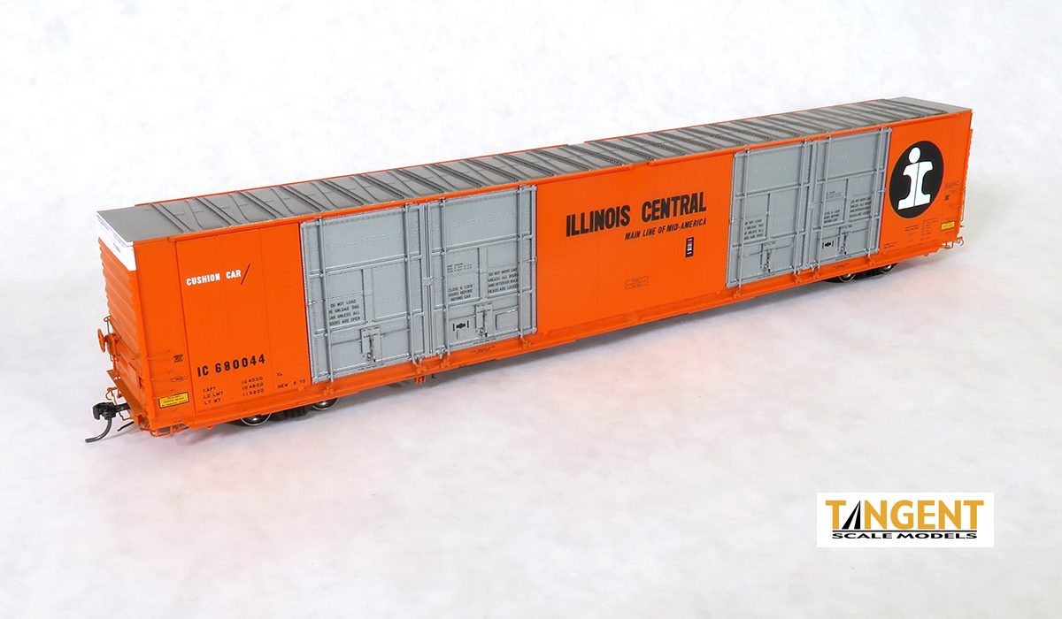 Tangent Scale Models IC "Delivery 2-1970" Greenville 86' Quad Plug Door Box Car #680038 - TAN25519-01