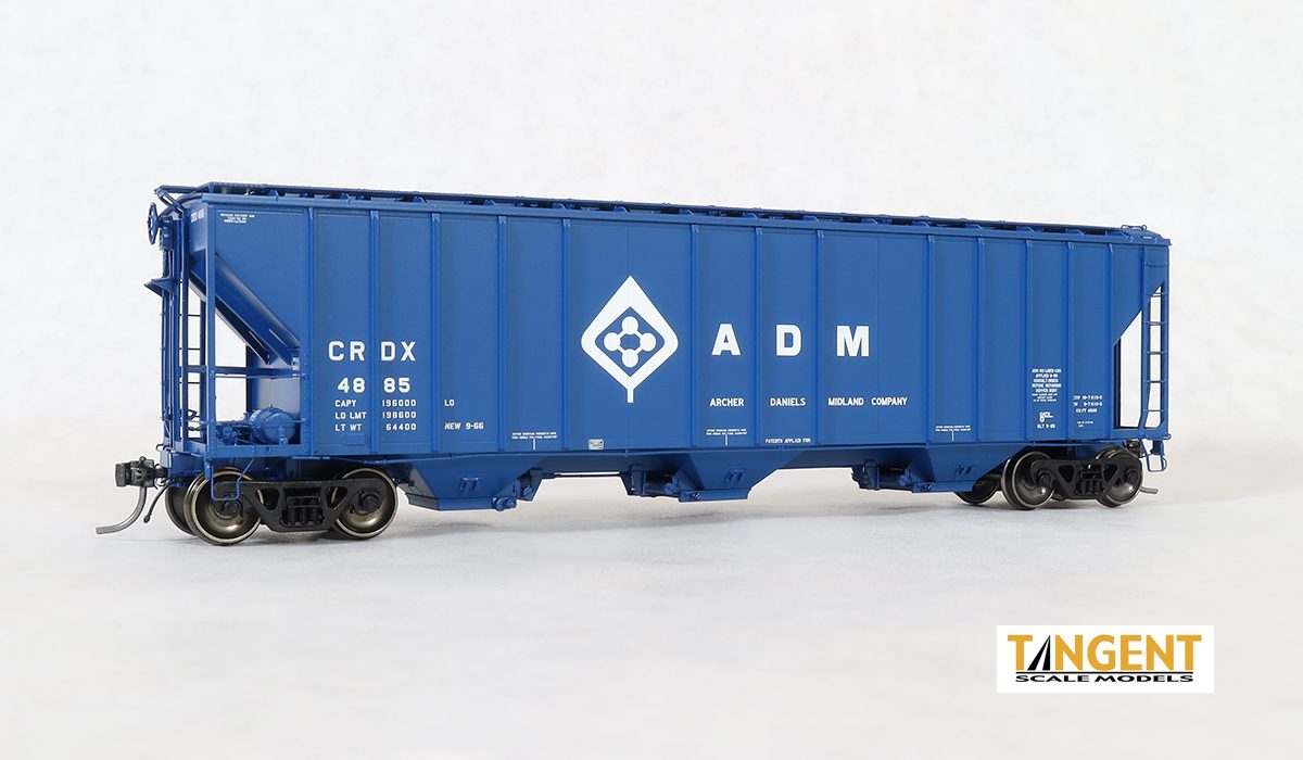 Tangent CRDX "ADM Blue Lease 9-1966" GATC 4500 Covered Hopper - #4885 - TAN28013-06
