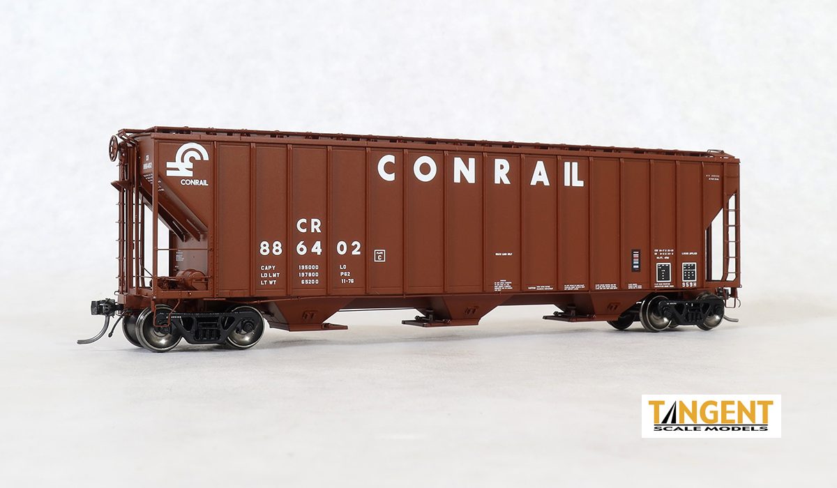 Conrail (CR) 959H "Repaint 1976" DSI 4700 Covered Hopper - #886444