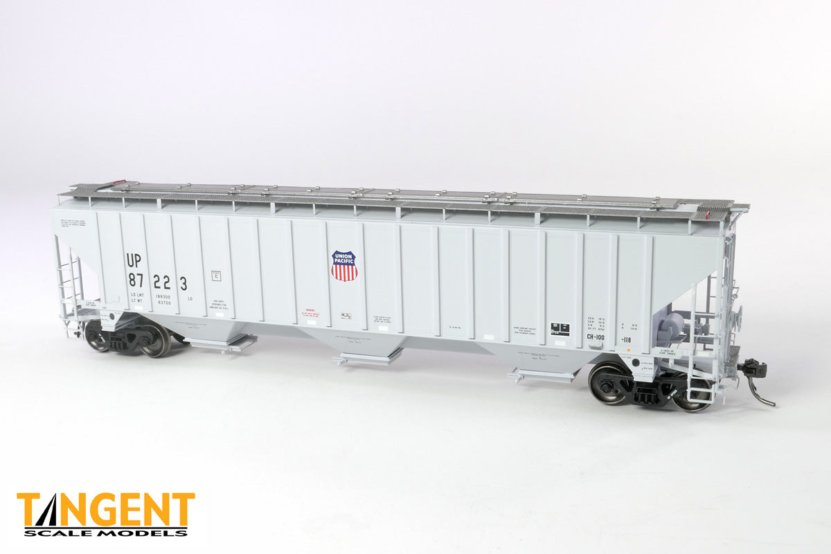 Tangent HO Union Pacific (UP) "Delivery Gray 10-1993" Trinity Industries Inc 4750CuFt Covered Hopper - #87203