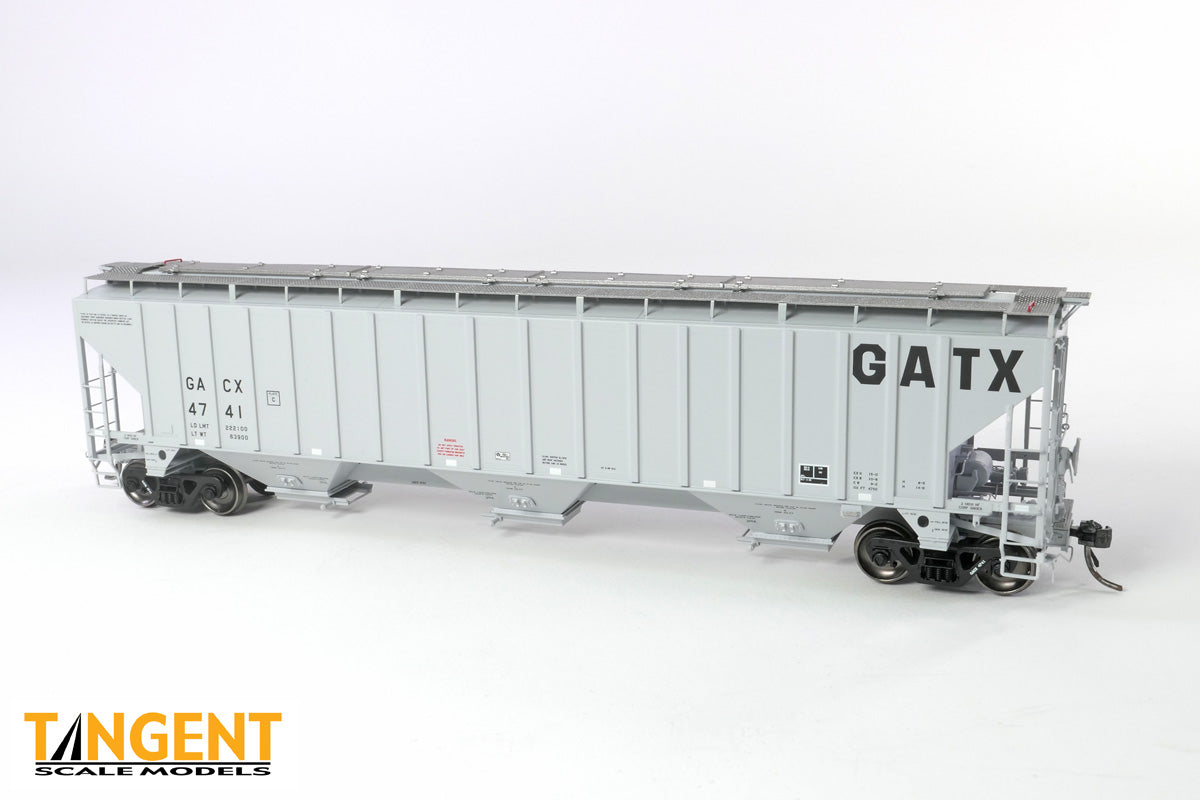 Tangent HO GACX "GATX Gray 2-1995" Trinity Industries Inc 4750 CuFt Covered Hopper - #4732