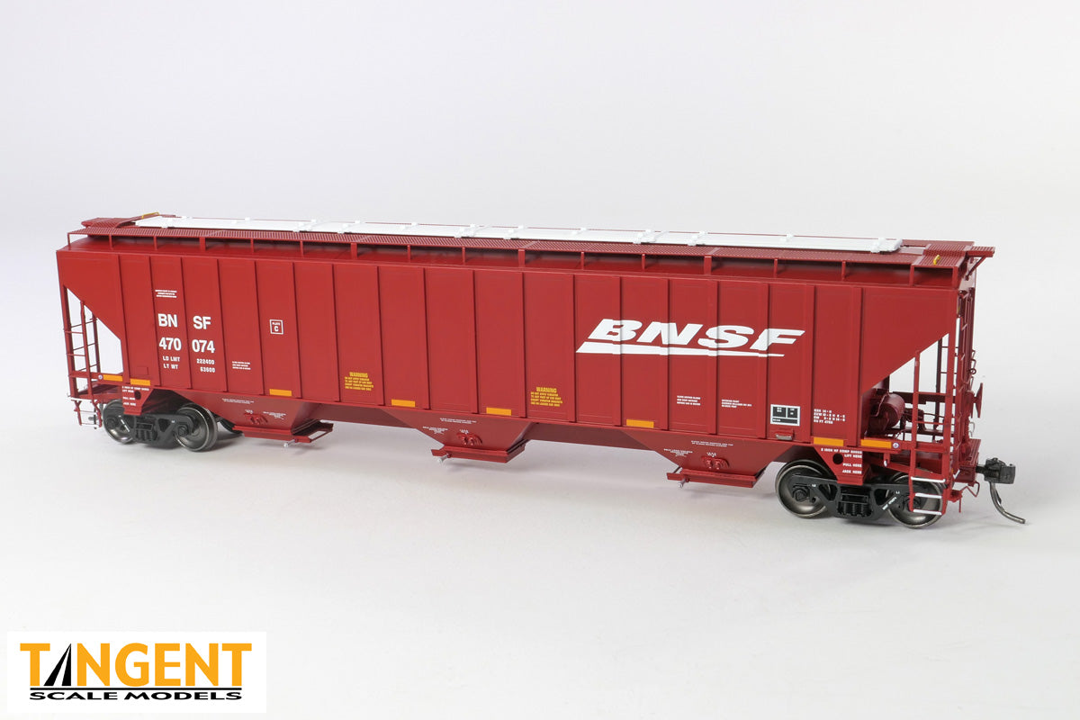 Tangent HO BNSF "Large Swoosh 2005" Trinity Industries Inc 4750CuFt Covered Hopper - #470055