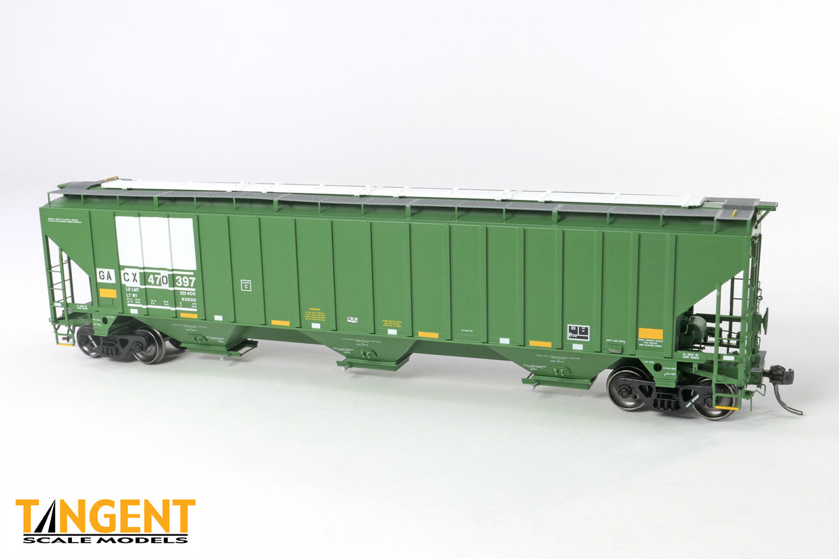 Tangent HO GACX "BN Patch 2010" Trinity Industries Inc 4750CuFt Covered Hopper - #470486