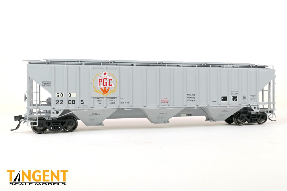 Tangent Scale Models HO Soo Line (SOO) "ex-Producer's Grain" 1985+ PS4750 Covered Hopper - #22232