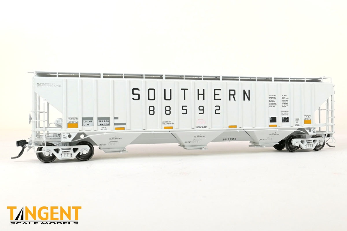 Tangent Scale Models HO Southern (SOU) "Delivery 1981" with Conspicuity 2005+ PS4750 Covered Hopper - #88642