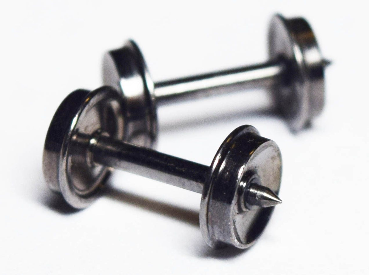 N Scale 36 inch .537 Axle Length All-Metal Precision Wheelsets - 100 pack (SKU 503)