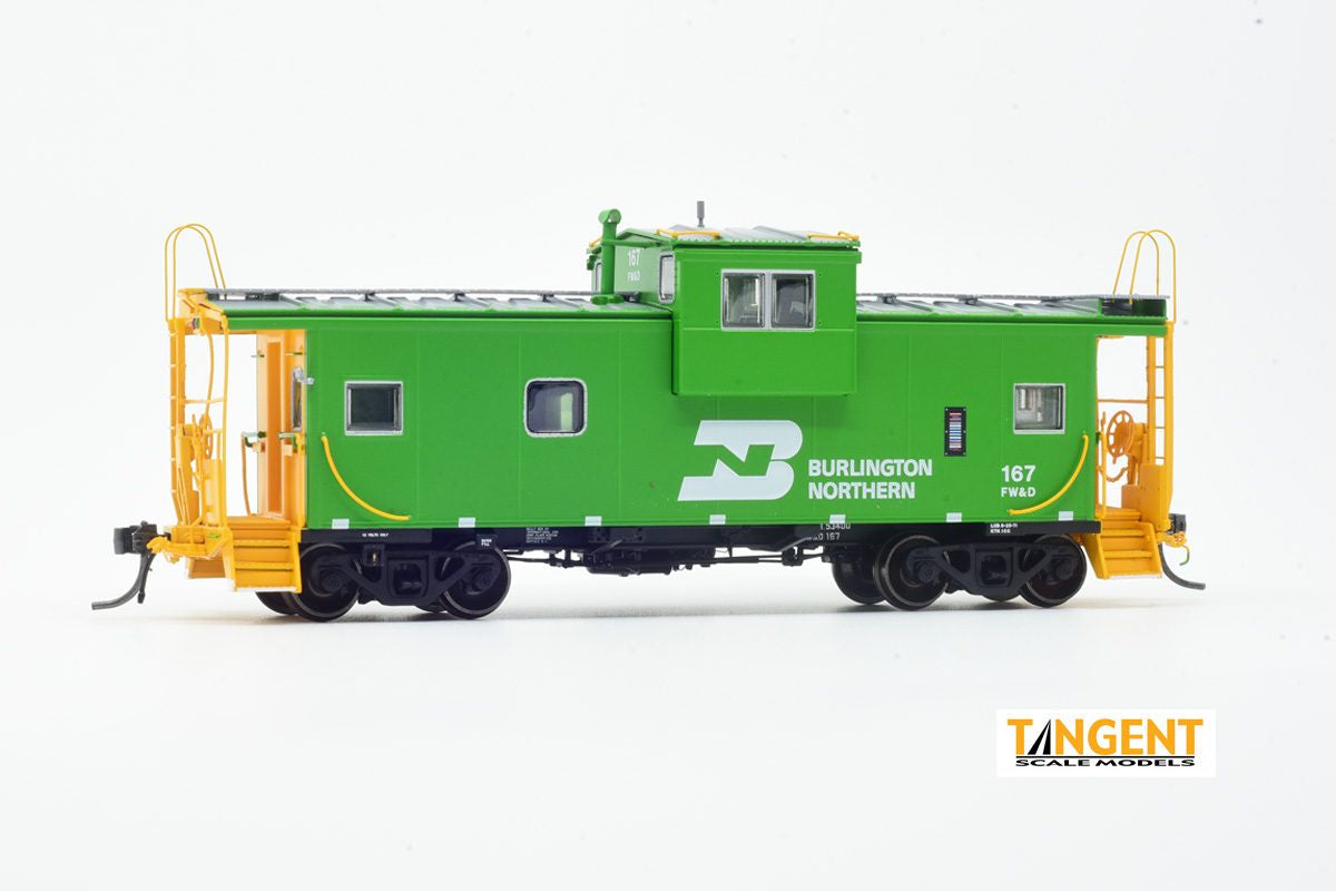 Fort Worth & Denver (FW&D) "Delivery 1971 w/ Red-Green Lights" BN International Wide-vision Caboose - #167