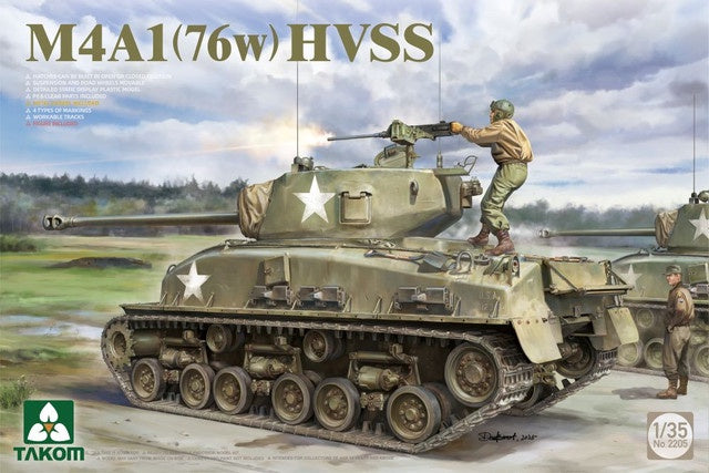 M4A1(76W) HVSS Tank 1/35 Takom