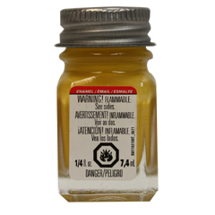 Testors Enamel 1/4 oz Yellow - TES1114TT