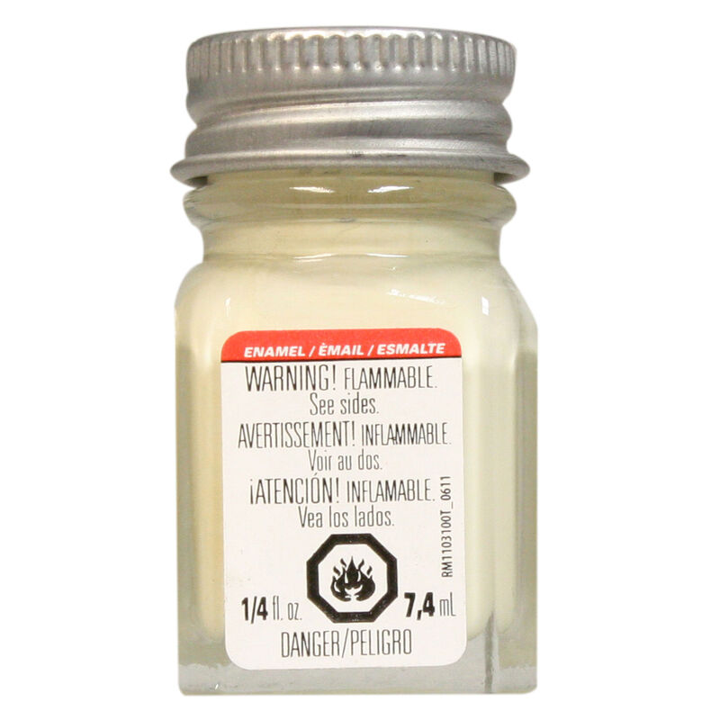 Testors Enamel 1/4oz Light Ivory Gloss - TES1117TT