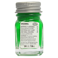 Testors Enamel 1/4 oz Green - TES1124TT