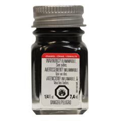 Testors Enamel 1/4 oz Gloss Black - TES1147TT