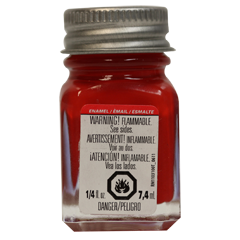 Testors Enamel 1/4oz Flat Red - TES1150TT