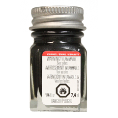 Testors Enamel 1/4oz Graphite Gray Metallic - TES1153TT
