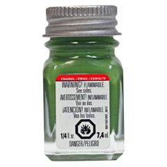 Testors Enamel 1/4oz Flat Green - TES1164TT